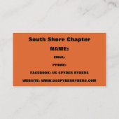 South Shore Chapter - Visitekaartjes 3 (Achterkant)