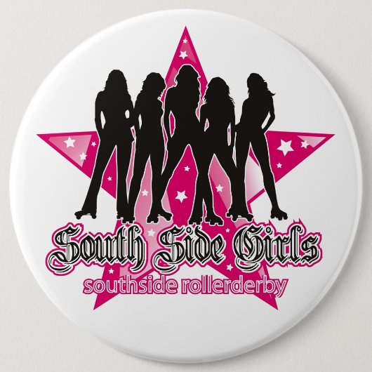 South Side Roller Derby Button (Voorkant)