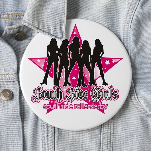 South Side Roller Derby Button (In situ)