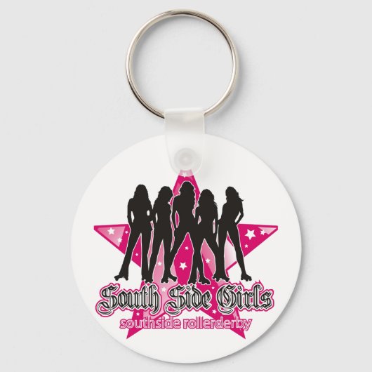 South Side Roller Derby Logo Sleutelhanger (Voorkant)