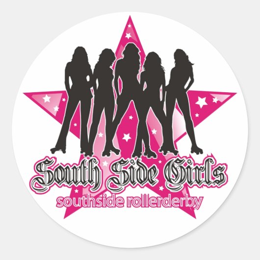 South Side Roller Derby Sticker (Voorkant)