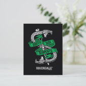 South Side Serpents Graphic Briefkaart (Staand voorkant)