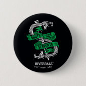 South Side Serpents Graphic Ronde Button 5,7 Cm (Voorkant)