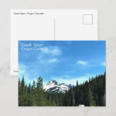 South Sister, Oregon Briefkaart (Voorkant / Achterkant)
