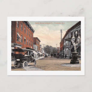 South St., Freehold, Vintage van New Jersey Briefkaart