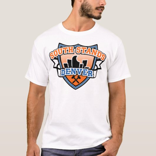 South Stands Denver Fancast T-shirt (Voorkant)