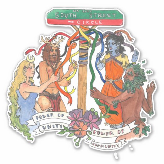 South Street Circle Bumpersticker Sticker (Voorkant)