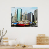 South Street Seaport, NYC Poster (Keuken)