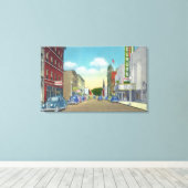 South Street Uitzicht of Genesee Street Canvas Afdruk (Insitu (Houten vloer))