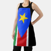 South Sudan Flag Schort (Insitu)