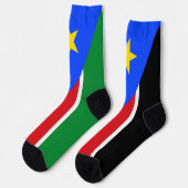 South Sudan Flag Sokken (Links)