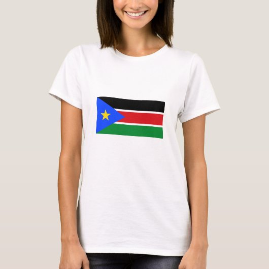 South Sudan Flag T-shirt (Voorkant)