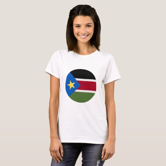 South Sudan Flag T-shirt (Voorkant volledig)