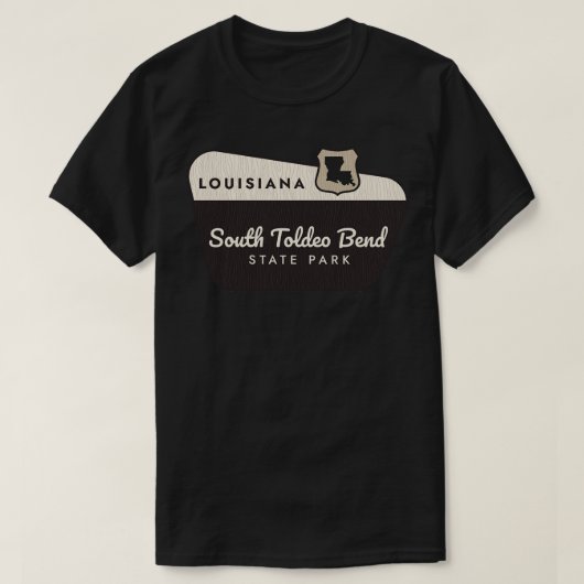 South Toledo Bend State Park Welkomstbord T-shirt (Design voorkant)