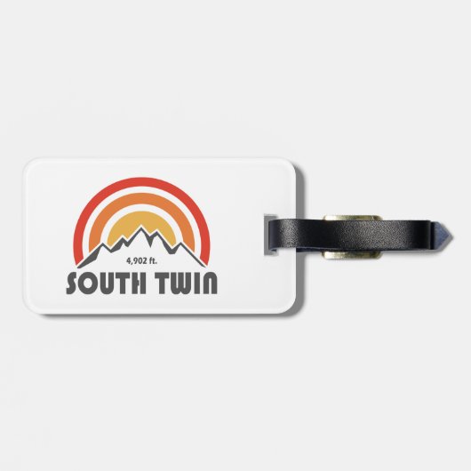 South Twin Mountain New Hampshire Bagagelabel (Achterkant horizontaal)
