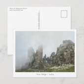 South Tyrol Italië Briefkaart (Voorkant / Achterkant)