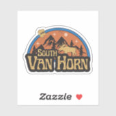 South Van Horn, Alaska Sticker (Vel)