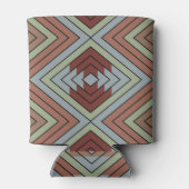 South West American Indian Style Patterned Art Blikjeskoeler (Achterkant)