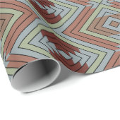 South West American Indian Style Patterned Art Cadeaupapier (Rol Hoek)