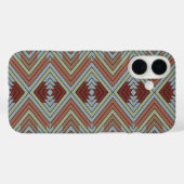 South West American Indian Style Patterned Art Case-Mate iPhone Case (Achterkant (horizontaal))