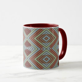 South West American Indian Style Patterned Art Mok