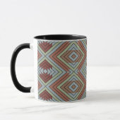 South West American Indian Style Patterned Art Mok (Links)