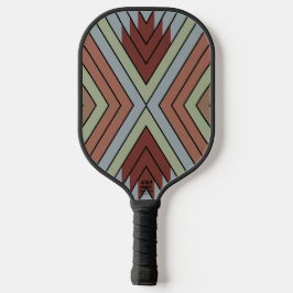 South West American Indian Style Patterned Art Pickleball Paddle