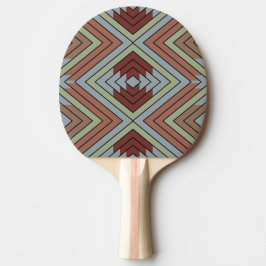 South West American Indian Style Patterned Art Tafeltennisbatje