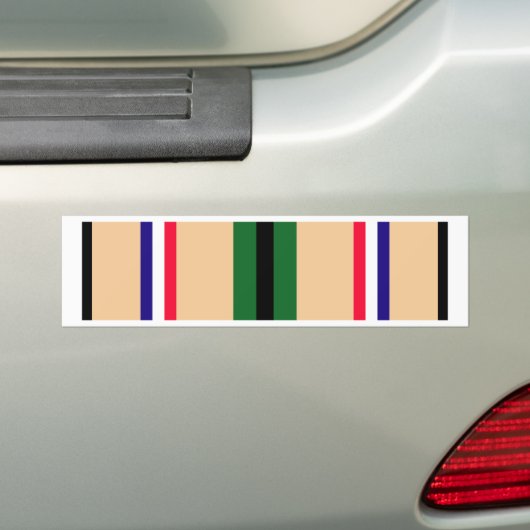 South West Asia Service Ribbon Bumpersticker (Op auto)