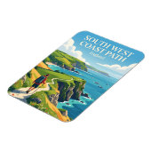 South West Coast Path, Cornwall sectie Engeland Magneet (Linkerzijde)