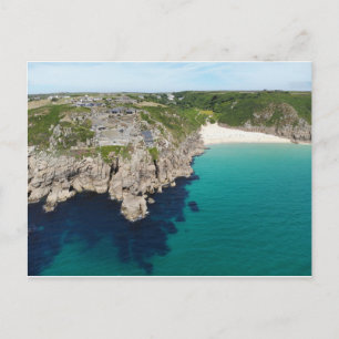 South West Coast Path, Penzance, Cornwall, Verenig Briefkaart
