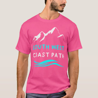 South West Coast Path SWCP Engeland lange afstand  T-shirt