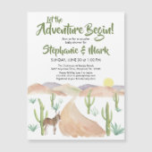 South West Desert Adventure Baby shower Invitation (Voorkant)