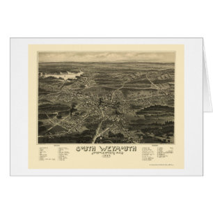 South Weymouth, MA Panoramic Map - 1885