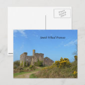South Wheal Frances Mine Cornwall England Briefkaart (Voorkant / Achterkant)