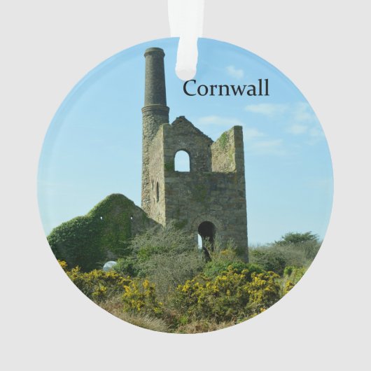 South Wheal Frances Tin Mine Cornwall Engeland Ornament (achterkant)