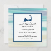 South Yarmouth Cape Cod Waterverf Save the Date (Voorkant)