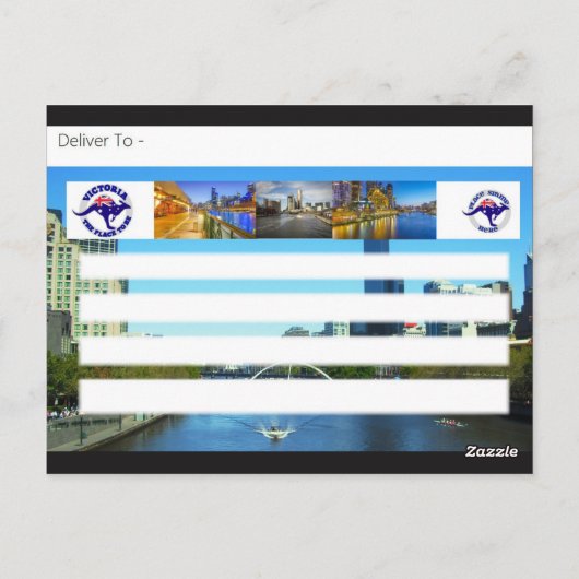 South Yarra Australia Briefkaart (Achterkant)