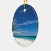 South Zee Island Beach, Fiji Keramisch Ornament (Links)