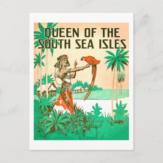 South Zee Queen Briefkaart (Voorkant)