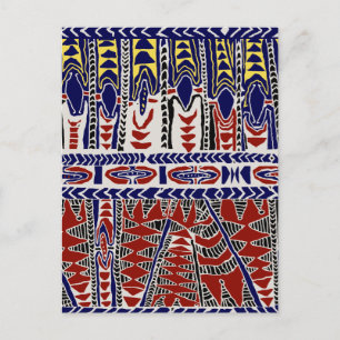 South Zeeen Samoa Batik Briefkaart