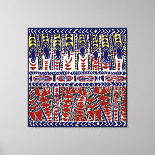 South Zeeen Samoa Batik Canvas Afdruk