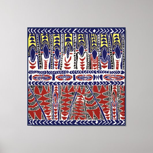 South Zeeen Samoa Batik Canvas Afdruk (Voorkant)