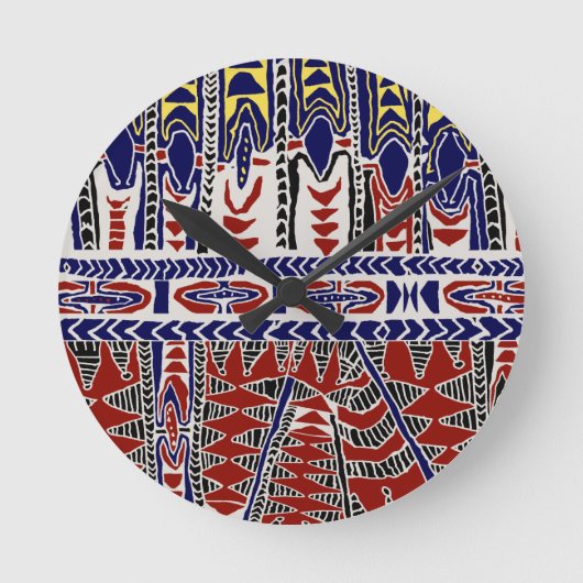 South Zeeen Samoa Batik Ronde Klok (Voorkant)