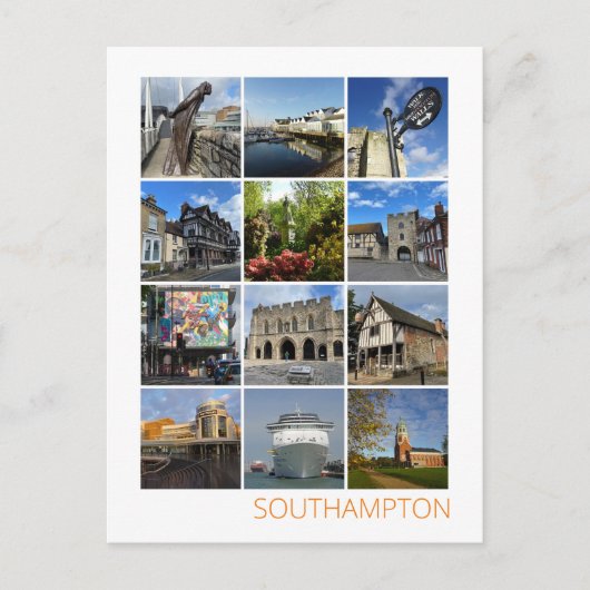 Southampton Briefkaart (Voorkant)