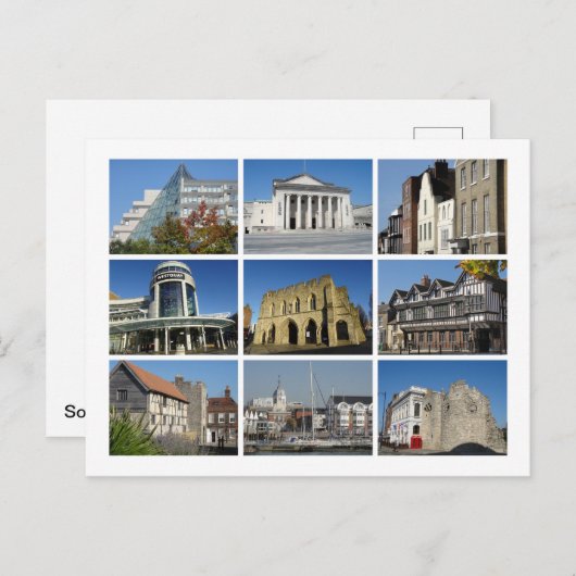 Southampton Briefkaart (Voorkant / Achterkant)