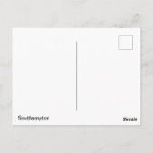 Southampton Briefkaart (Achterkant)