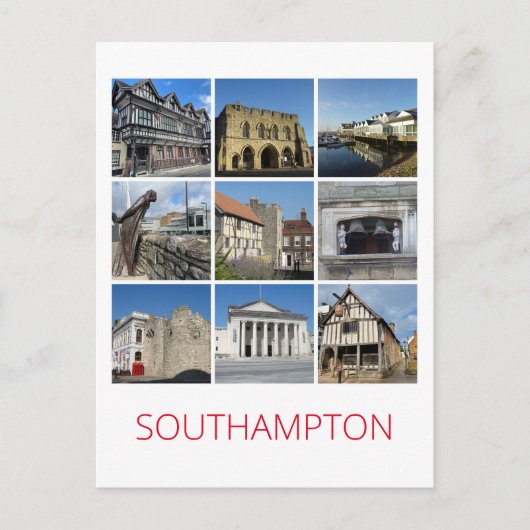 Southampton Briefkaart (Voorkant)