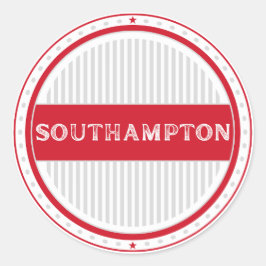 Southampton City Pride Emblem – English Identity Ronde Sticker