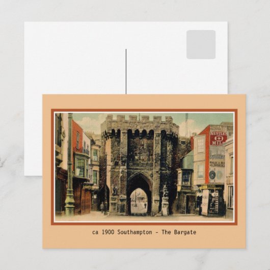  Southampton De Bargate Briefkaart (Voorkant / Achterkant)